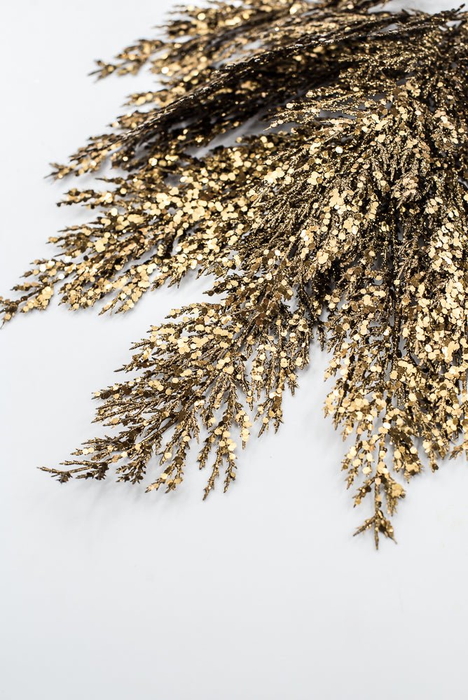 Artificial Copper & Gold Glittered Pine Spray - 29" - Greenery MarketArtificial FloraXG1128-COPGO