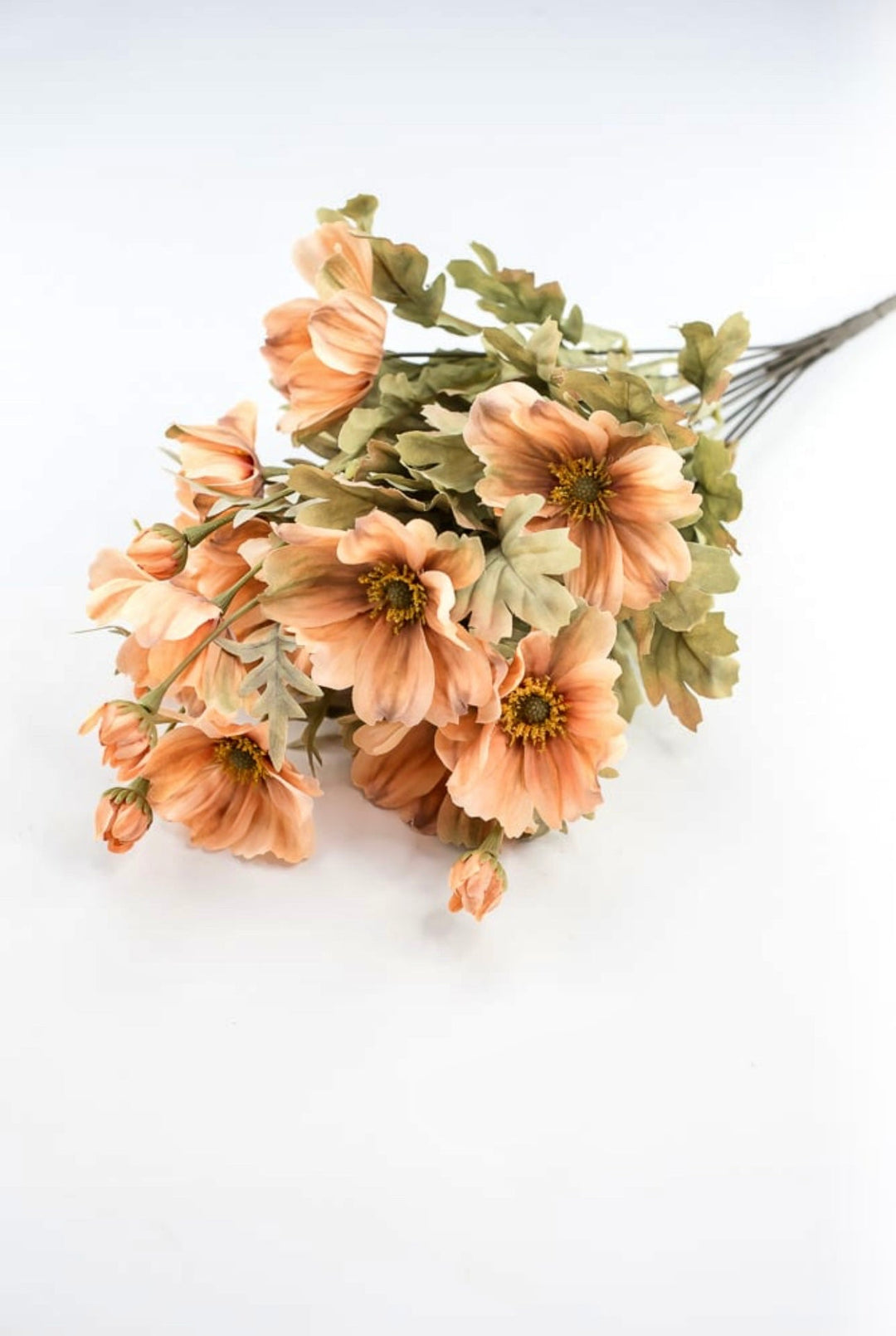 Artificial cosmos bush - creamy orange - Greenery Market84566 - BRN