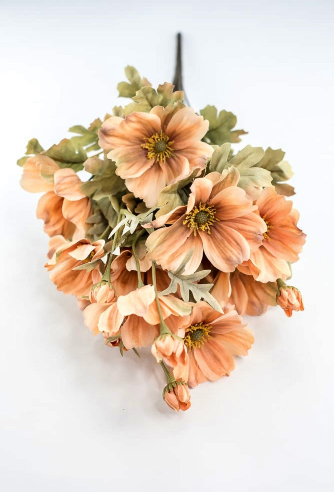 Artificial cosmos bush - creamy orange - Greenery Market84566 - BRN