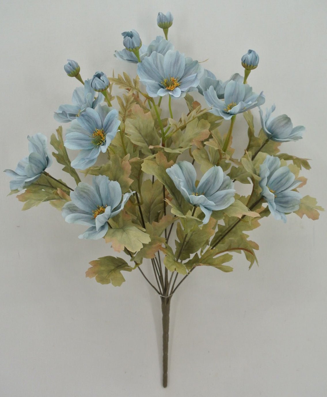 Artificial cosmos bush - dusty blue - Greenery Market