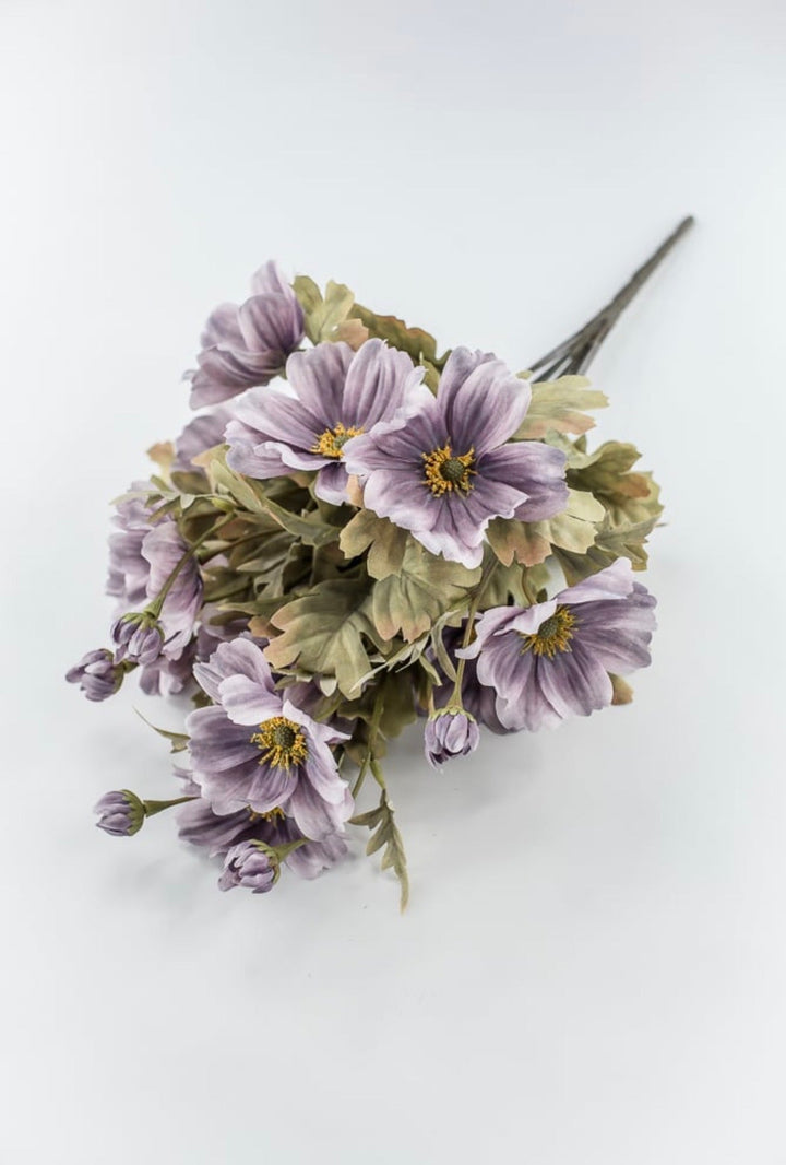 Artificial cosmos bush - purple - Greenery Market84566-LT.PU
