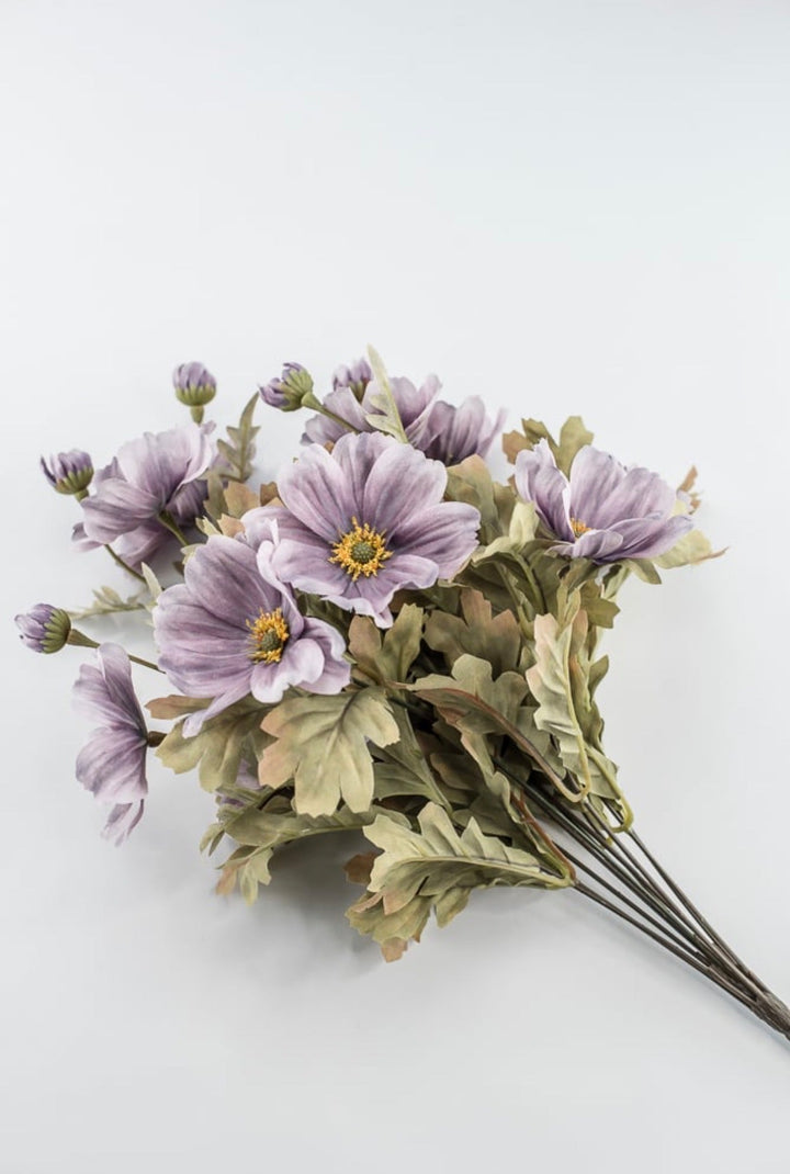 Artificial cosmos bush - purple - Greenery Market84566-LT.PU