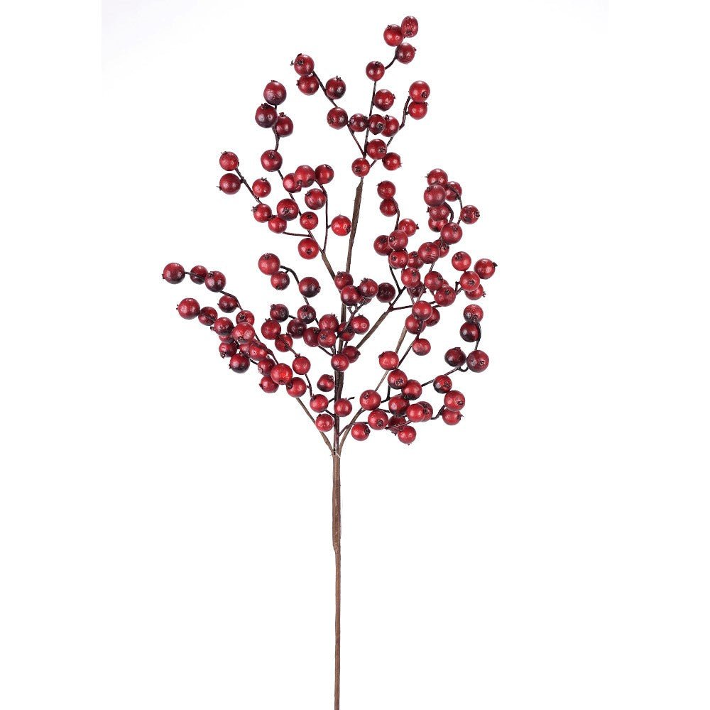 Artificial Cranberry Wired Crabapple Spray - 29" - Greenery MarketArtificial Flowers225262