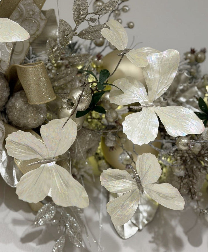 Artificial Cream Butterfly Spray - 26" - Greenery MarketArtificial Flowers281785