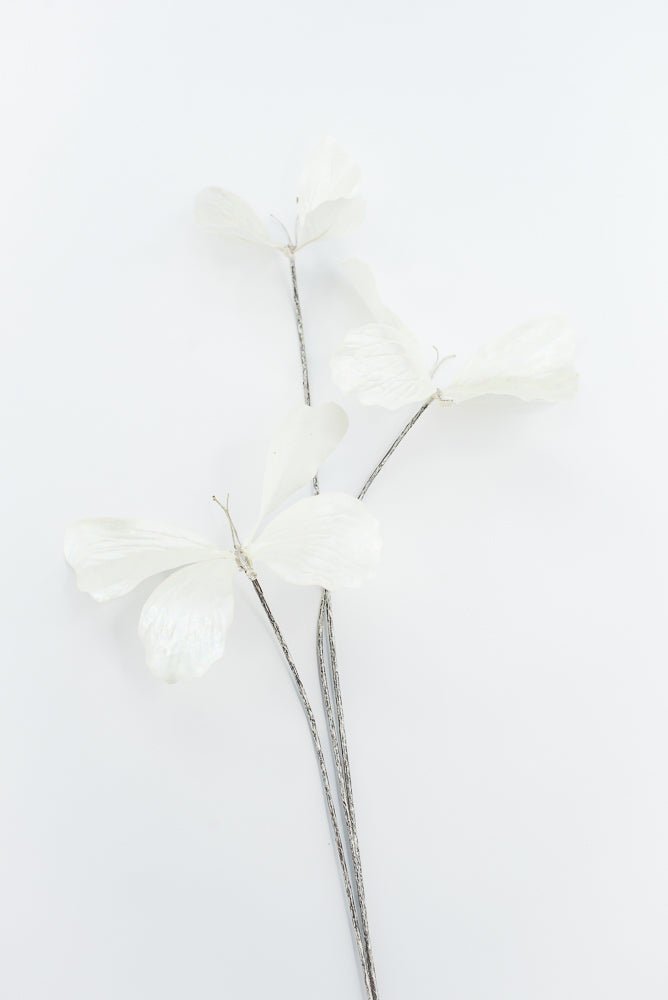 Artificial Cream Butterfly Spray - 26" - Greenery MarketArtificial Flowers281785