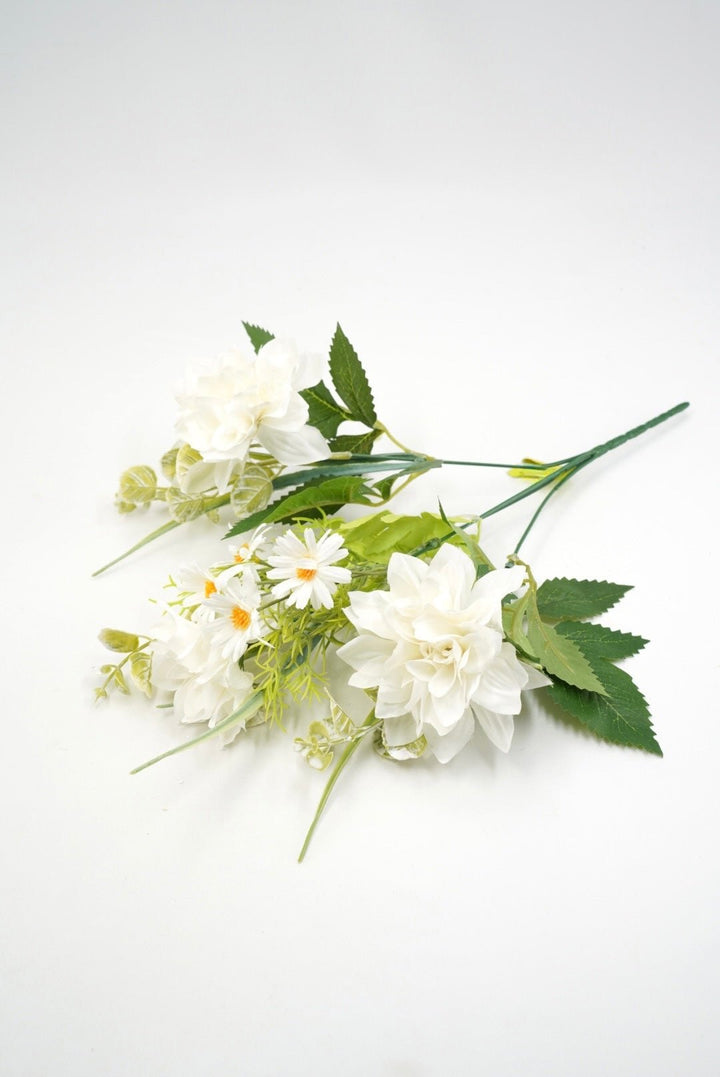 Artificial Cream Dahlia Bush - 15" - Greenery MarketArtificial Flowers64030CM