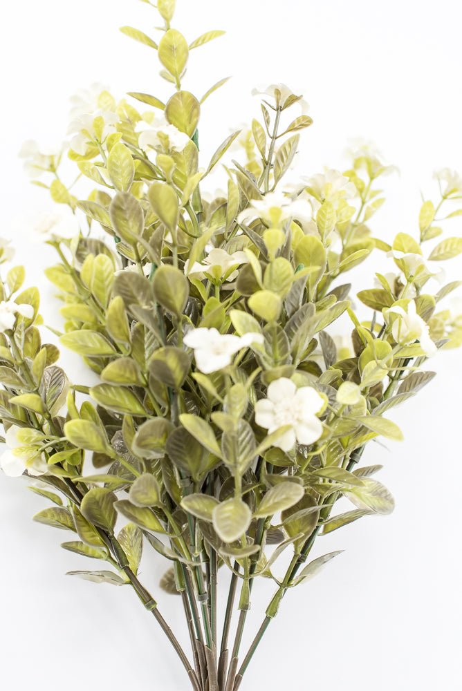 Artificial Cream Filler Bush - 16" - Greenery MarketArtificial Flora85152-CR