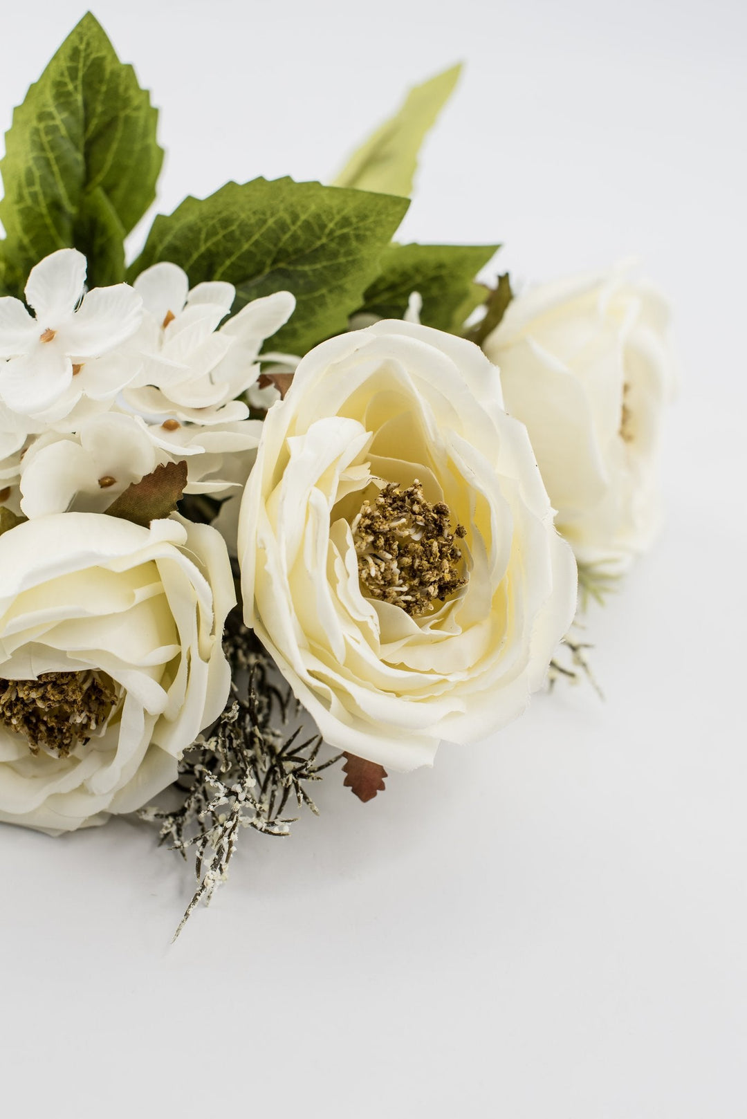 Artificial Cream Rose Filler Bush - 15" - Greenery MarketArtificial Flowers57453CM