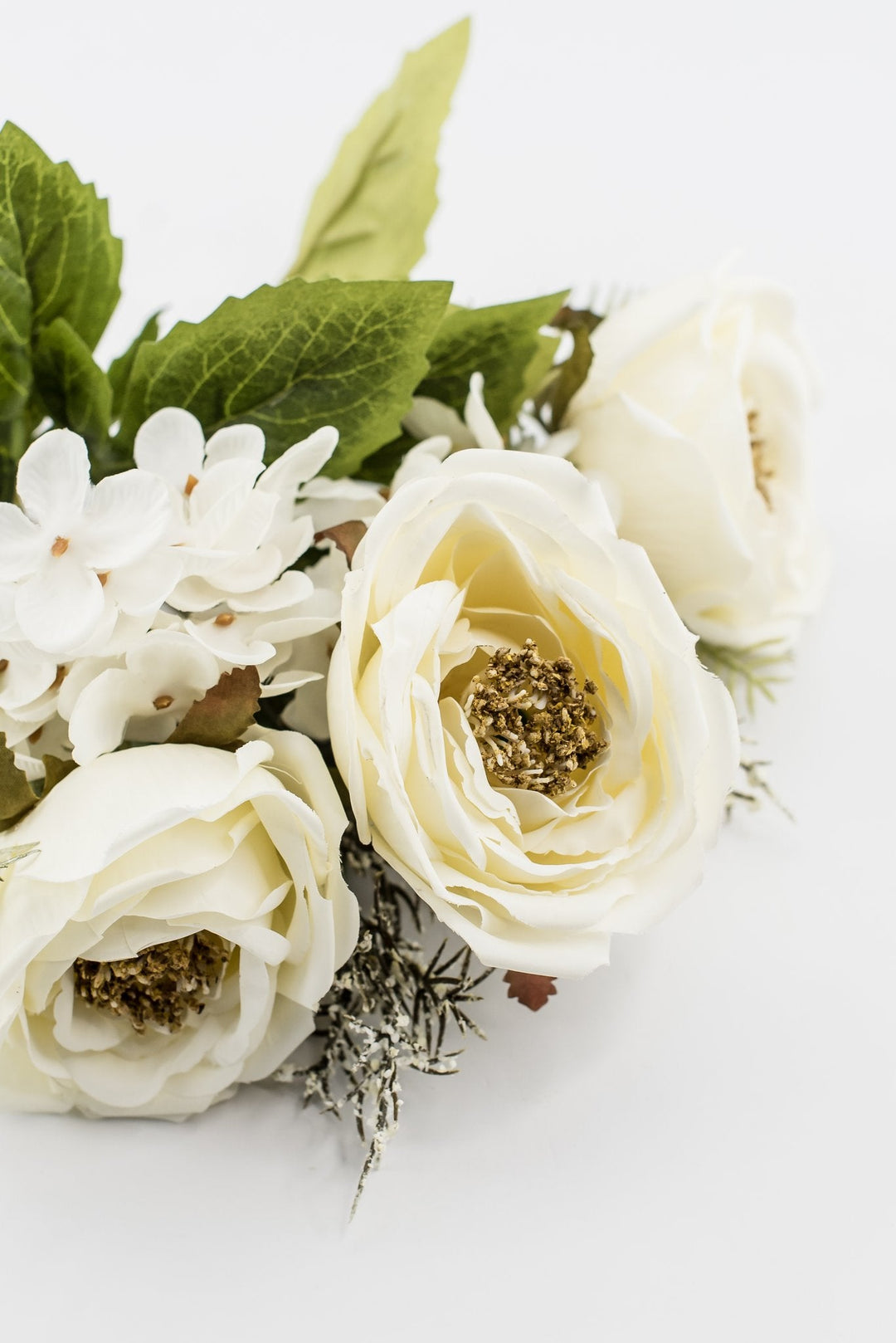 Artificial Cream Rose Filler Bush - 15" - Greenery MarketArtificial Flowers57453CM