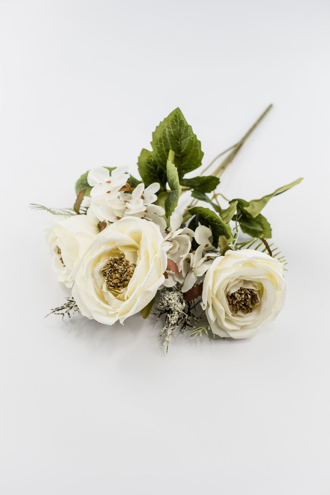 Artificial Cream Rose Filler Bush - 15" - Greenery MarketArtificial Flowers57453CM
