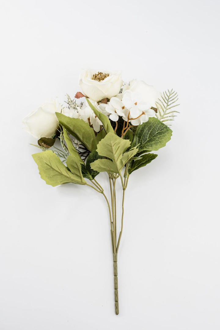 Artificial Cream Rose Filler Bush - 15" - Greenery MarketArtificial Flowers57453CM
