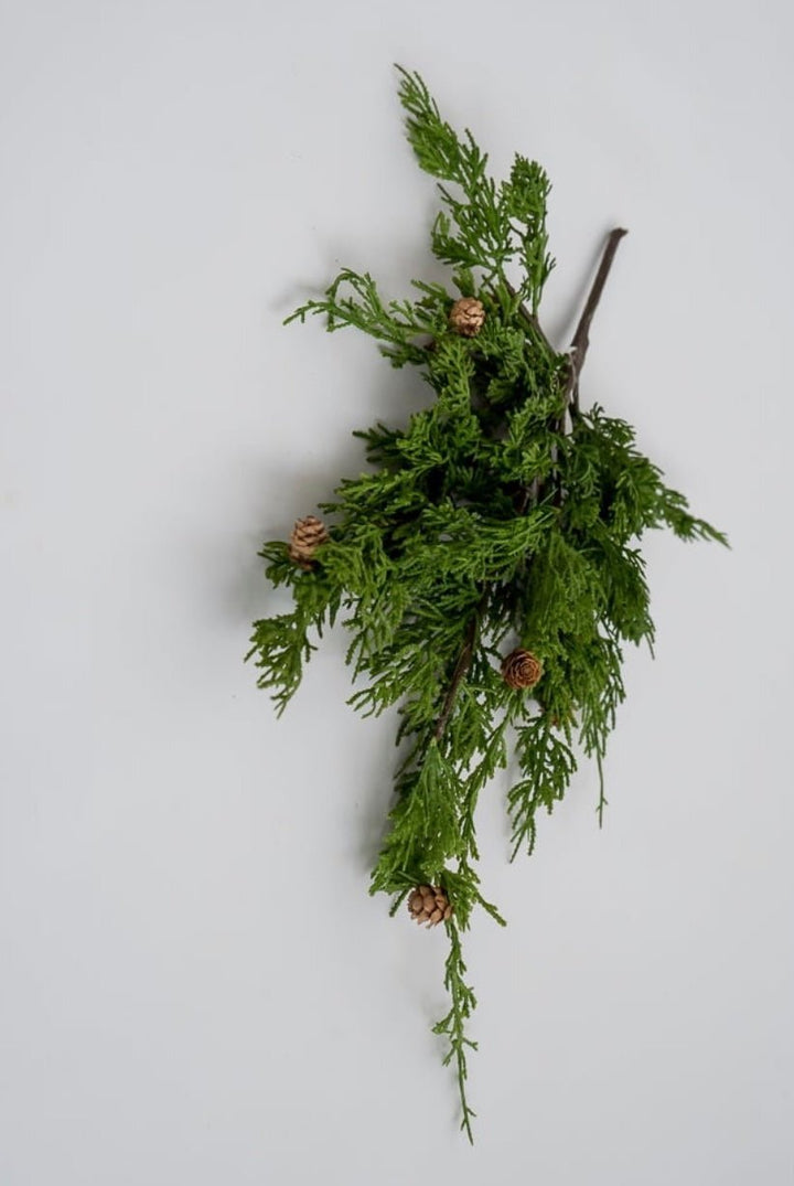 Artificial cypress and cone bush - Greenery MarketWinter and Christmas2830197GR