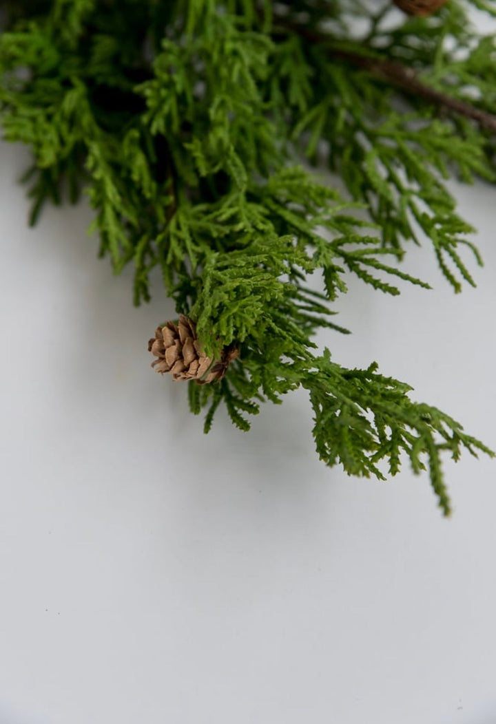 Artificial cypress and cone bush - Greenery MarketWinter and Christmas2830197GR