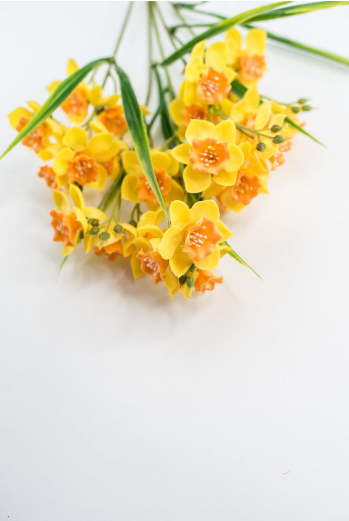Artificial Daffodils Spray - yellow - Greenery MarketArtificial Flora2285243YL