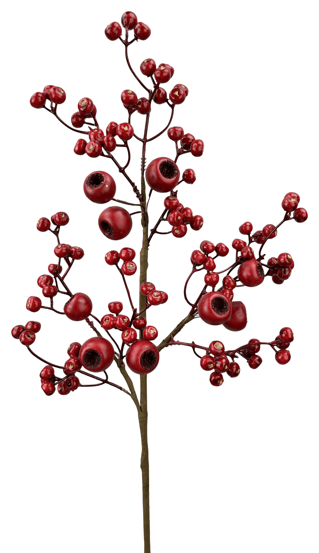 Artificial Dark Red Berry Spray - 26" - Greenery Market86814RD