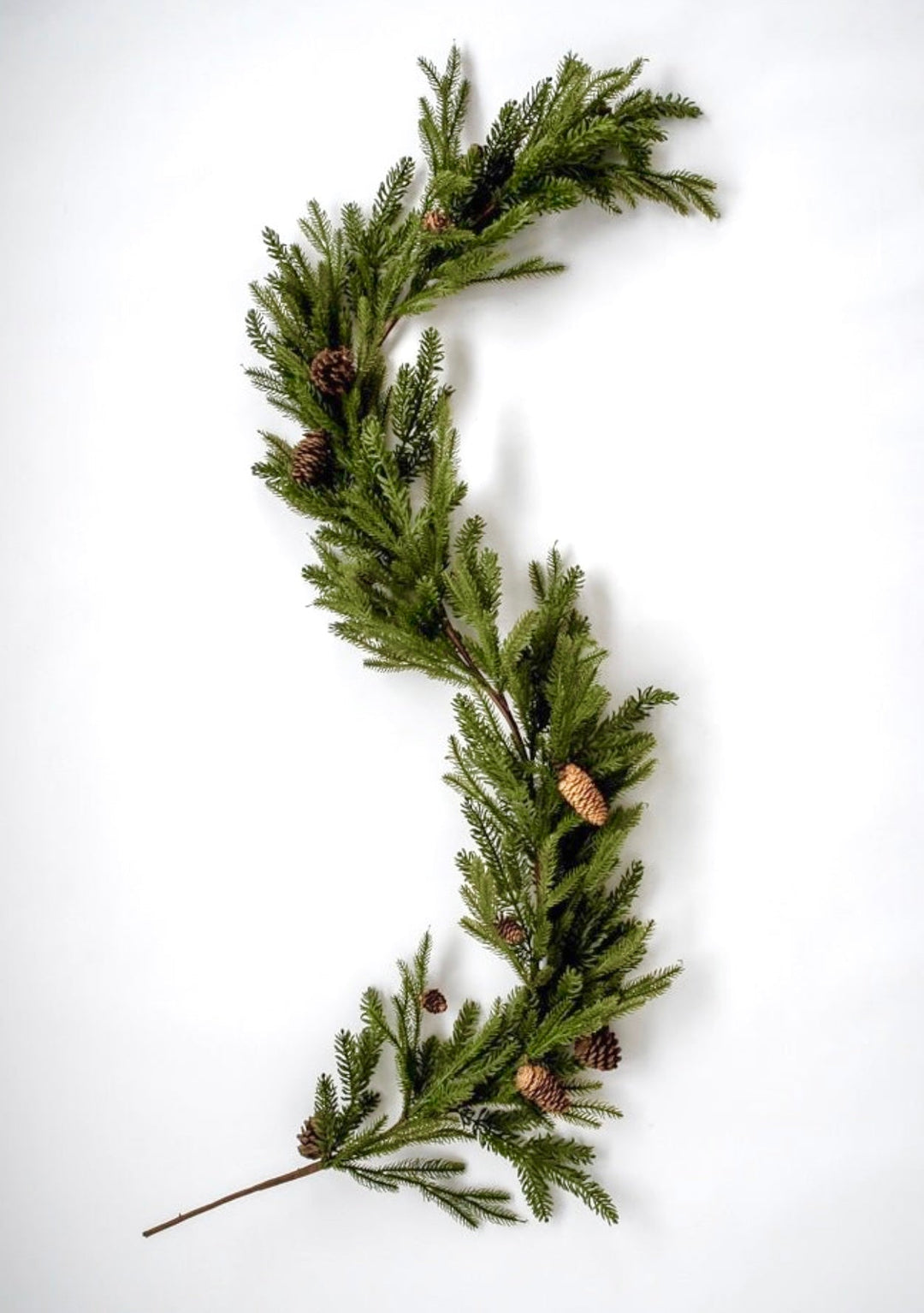 Artificial Douglas fir mixed pine garland - 67” - Greenery Marketgreenery2833374GR