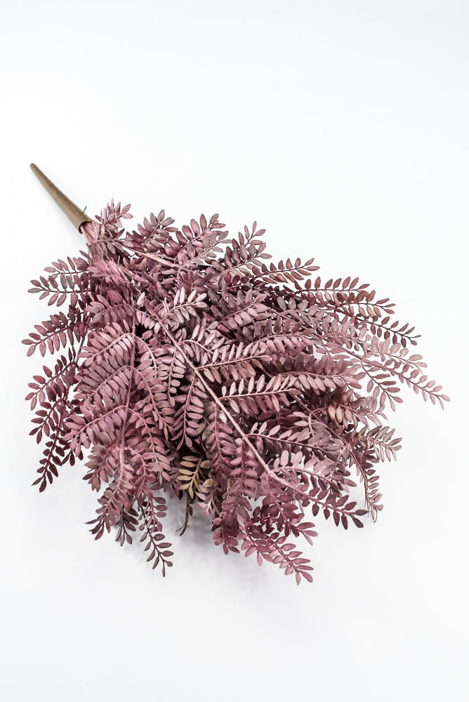 Artificial, Dusty Purple, Fern Bush - 20" - Greenery MarketArtificial Flora85919-UV-PU