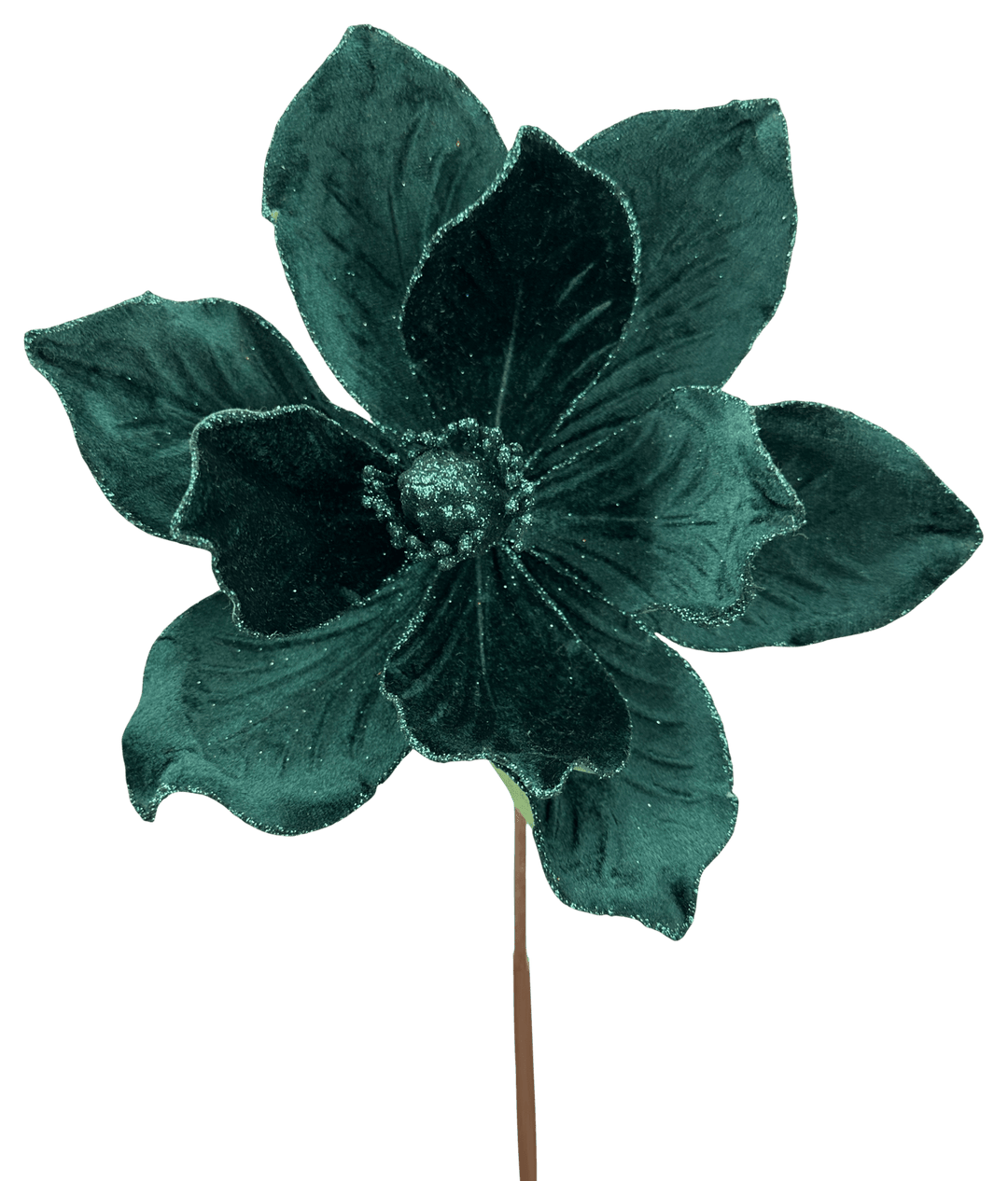 Artificial Emerald Green Magnolia Stem - 8" - Greenery Market86868EMGN