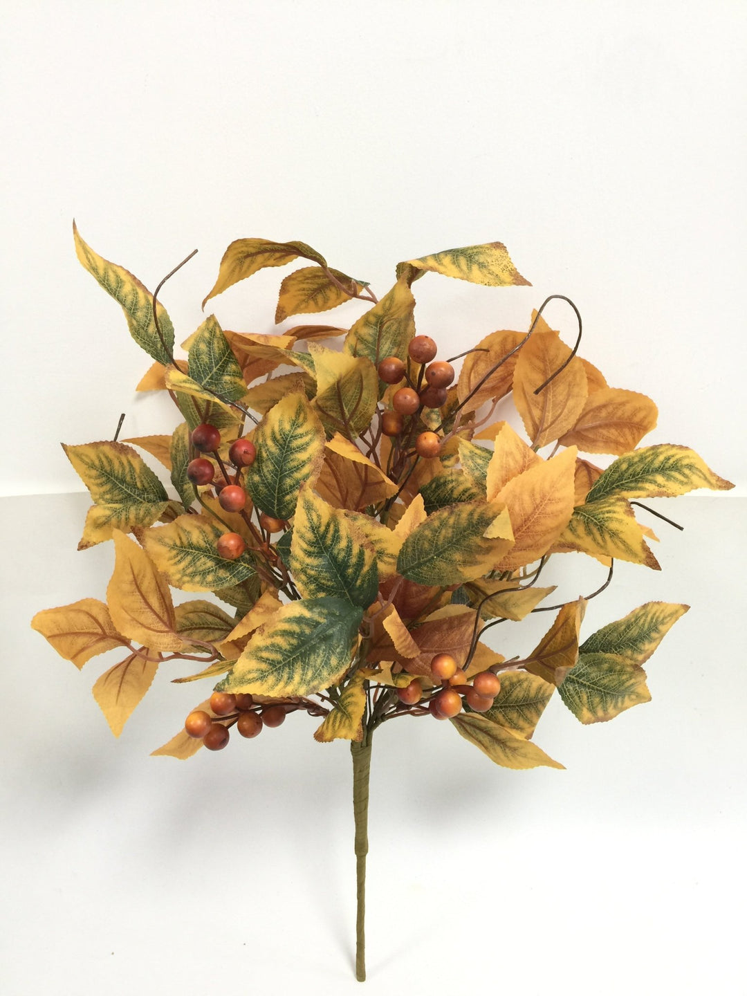Artificial Fall Birch Leaf Berry Spray - 21" - Greenery MarketArtificial Flora65387