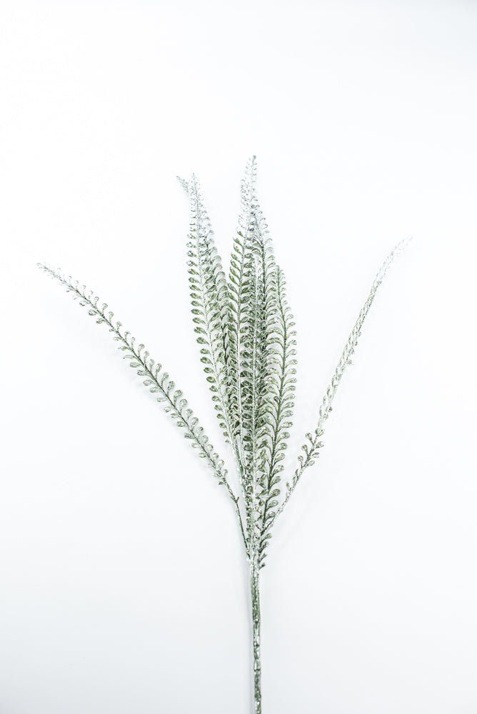 Artificial Frost Leaves Spray - 32" - Greenery MarketArtificial Flora86892FROST