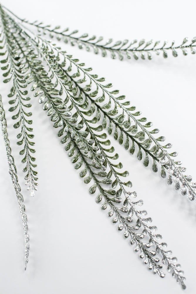 Artificial Frost Leaves Spray - 32" - Greenery MarketArtificial Flora86892FROST