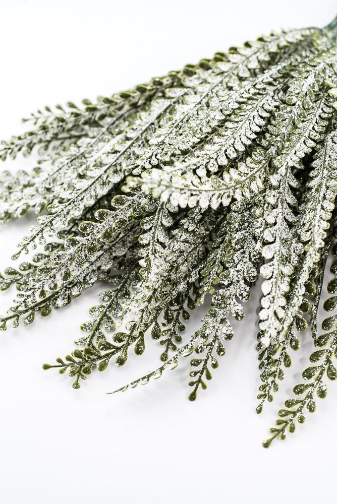 Artificial Frosted Button Fern - 19" - Greenery MarketArtificial Flora85805