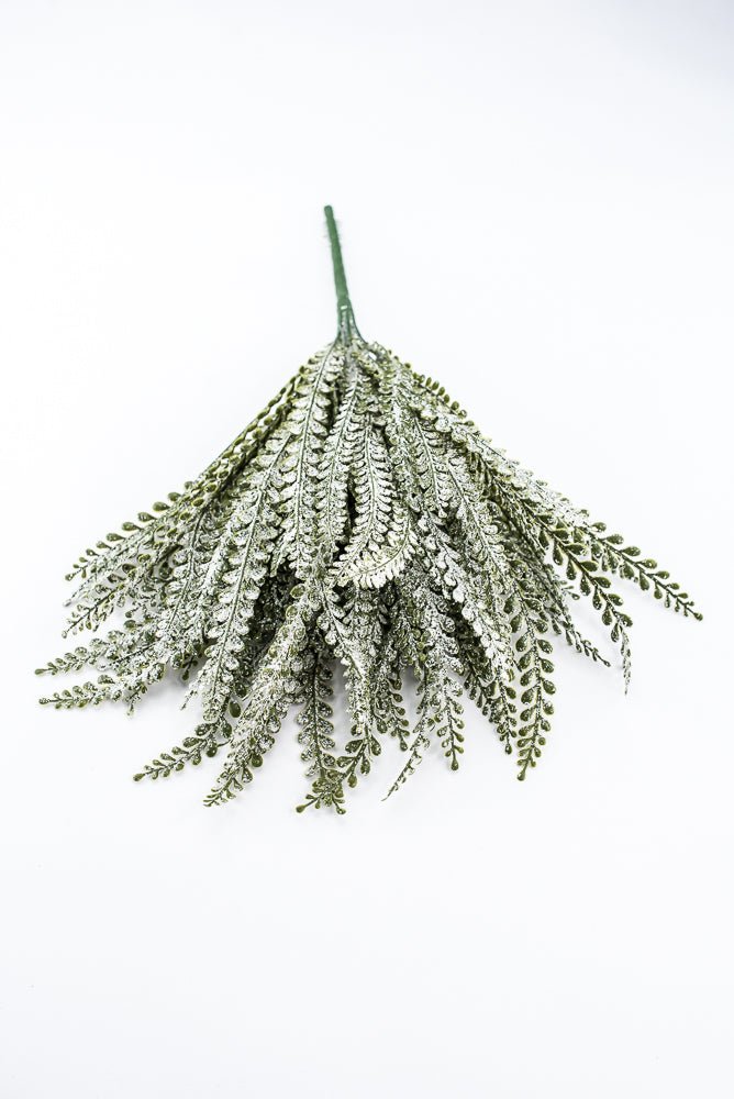 Artificial Frosted Button Fern - 19" - Greenery MarketArtificial Flora85805