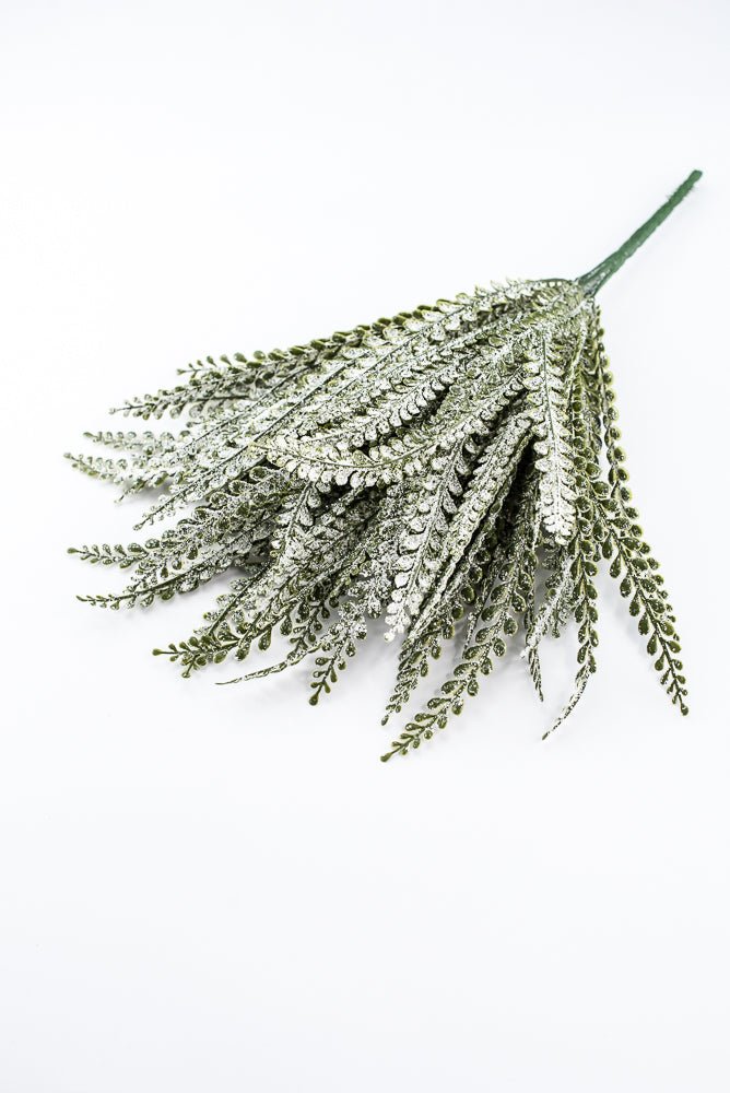 Artificial Frosted Button Fern - 19" - Greenery MarketArtificial Flora85805