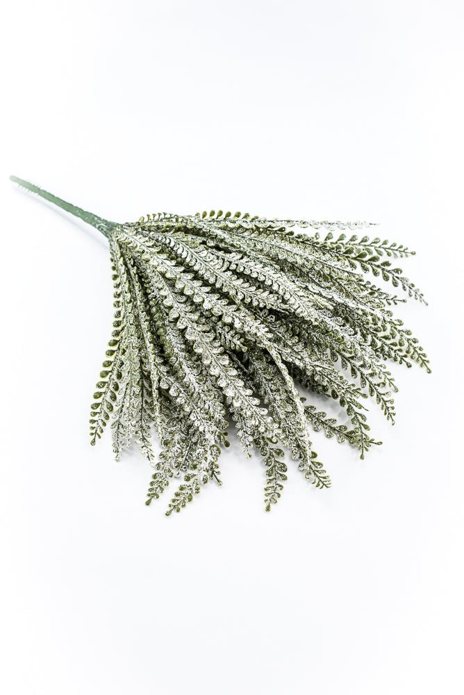 Artificial Frosted Button Fern - 19" - Greenery MarketArtificial Flora85805