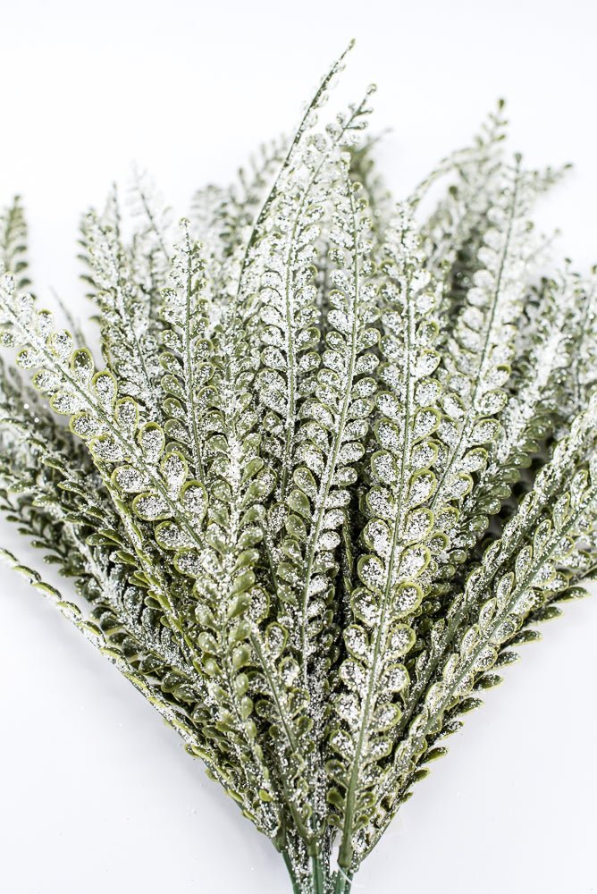 Artificial Frosted Button Fern - 19" - Greenery MarketArtificial Flora85805