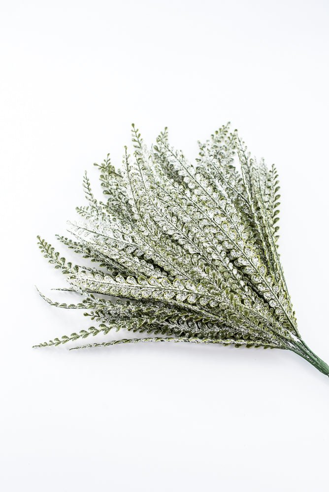 Artificial Frosted Button Fern - 19" - Greenery MarketArtificial Flora85805