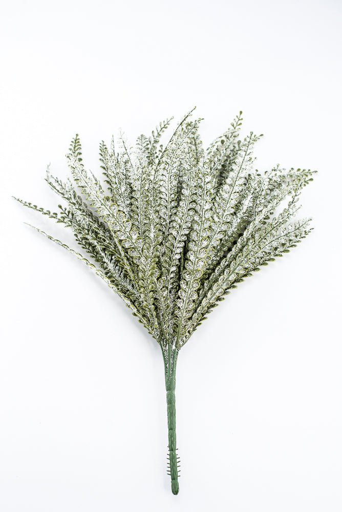Artificial Frosted Button Fern - 19" - Greenery MarketArtificial Flora85805