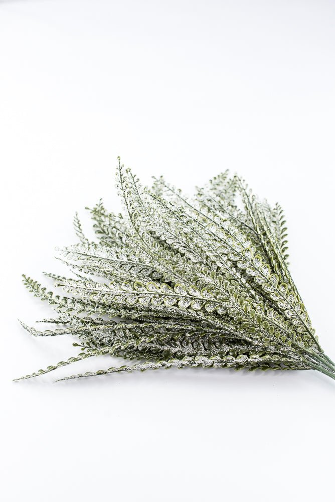 Artificial Frosted Button Fern - 19" - Greenery MarketArtificial Flora85805