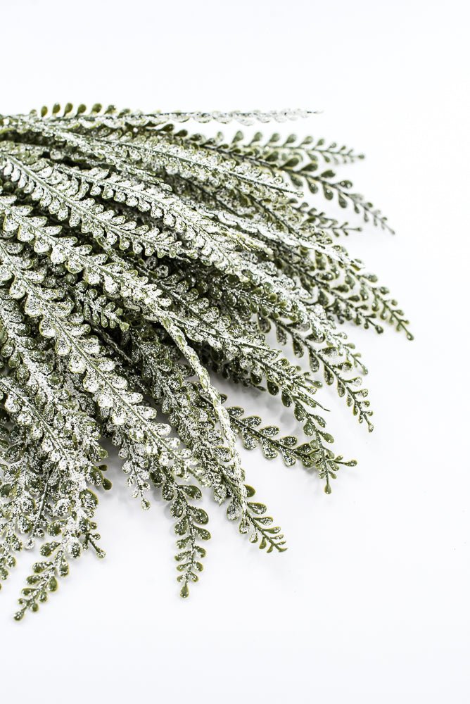 Artificial Frosted Button Fern - 19" - Greenery MarketArtificial Flora85805