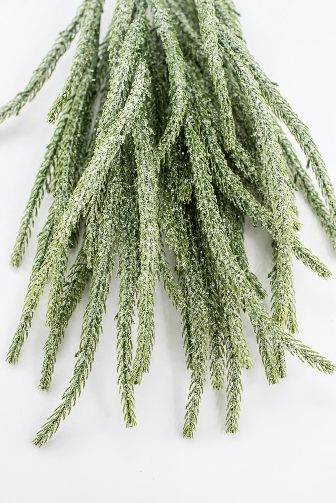 Artificial, Frosted Greenery Bush 21" - Greenery MarketArtificial Flora85801