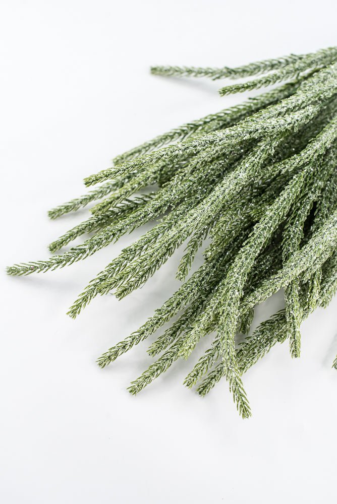 Artificial, Frosted Greenery Bush 21" - Greenery MarketArtificial Flora85801