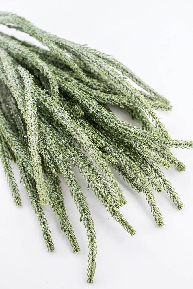 Artificial, Frosted Greenery Bush 21" - Greenery MarketArtificial Flora85801
