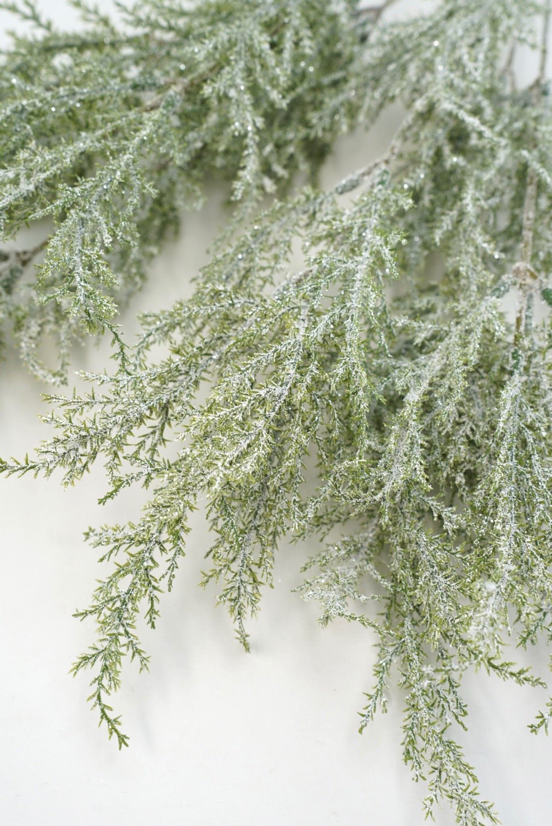 Artificial, Frosted Iced Pine Bush - Greenery Marketgreenery83878snow