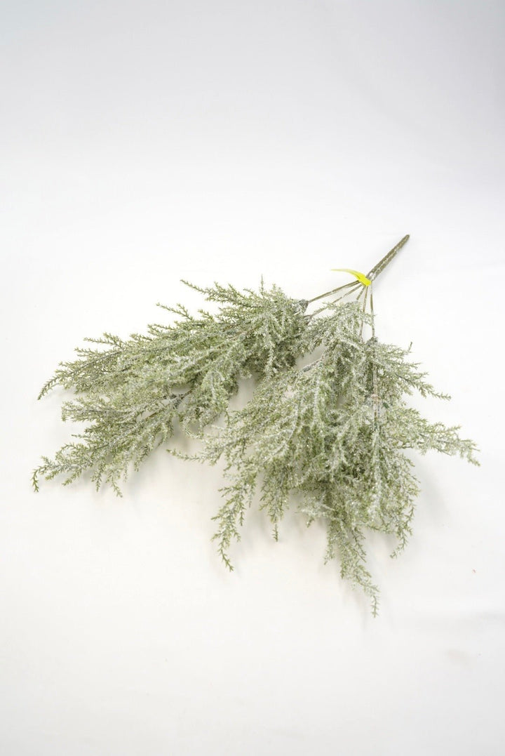 Artificial, Frosted Iced Pine Bush - Greenery Marketgreenery83878snow