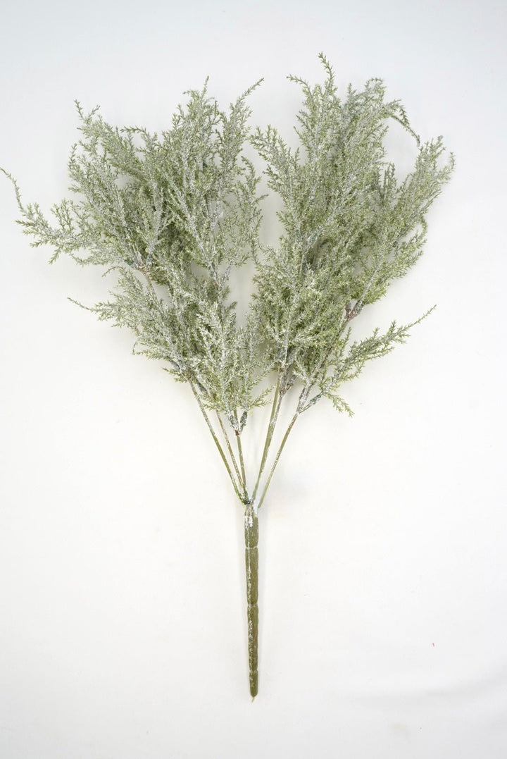 Artificial, Frosted Iced Pine Bush - Greenery Marketgreenery83878snow