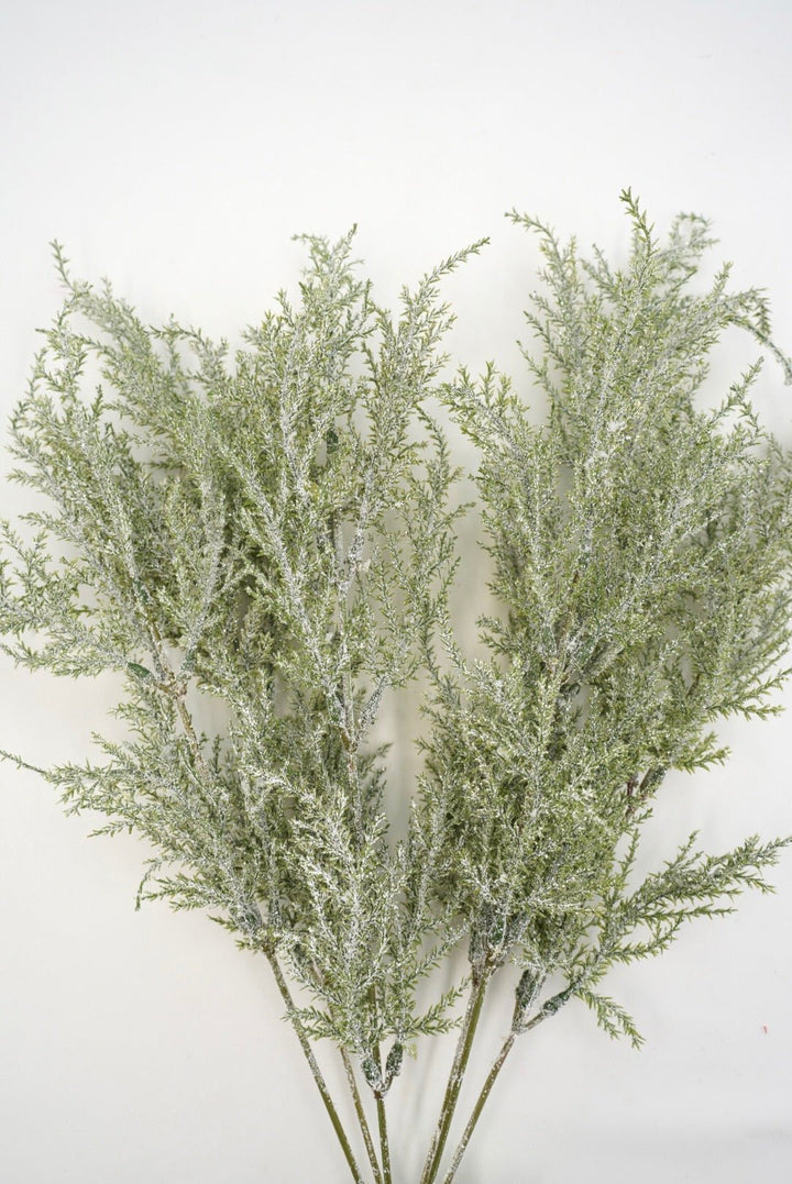 Artificial, Frosted Iced Pine Bush - Greenery Marketgreenery83878snow