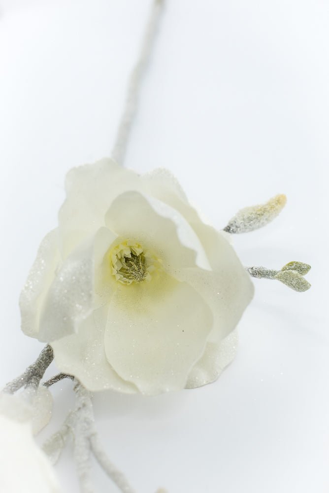 Artificial, Frosted Magnolia Spray - 32" - Greenery Market2823030CR