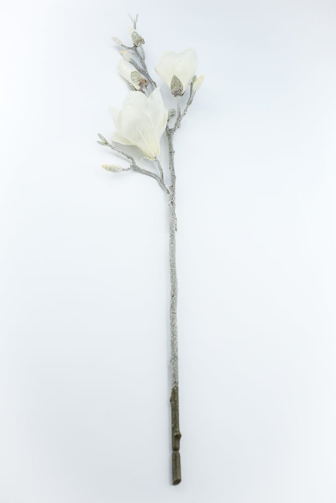 Artificial, Frosted Magnolia Spray - 32" - Greenery Market2823030CR
