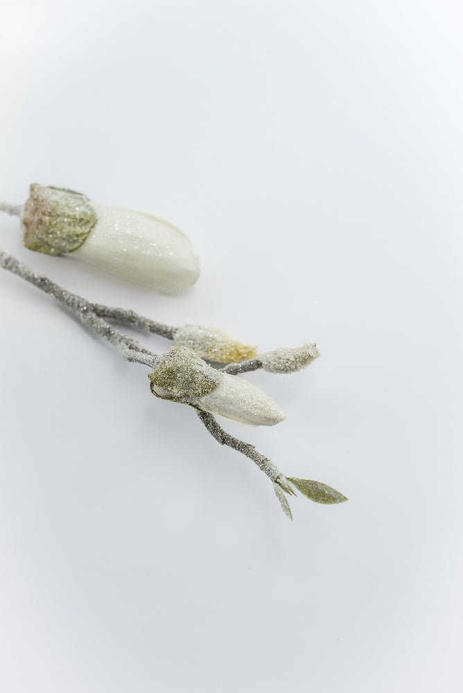Artificial, Frosted Magnolia Spray - 32" - Greenery Market2823030CR
