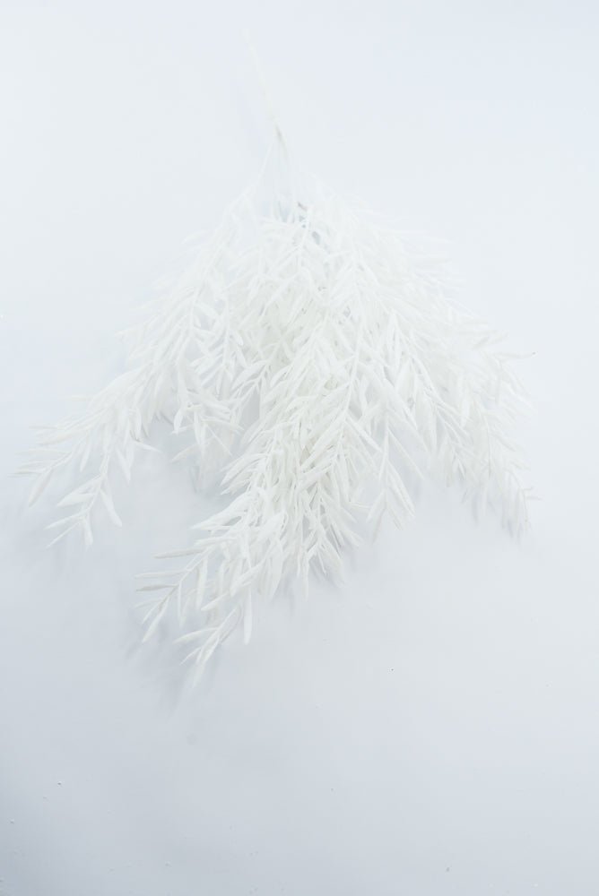 Artificial, Frosted White Willow Bush - 21" - Greenery Market2825289WH