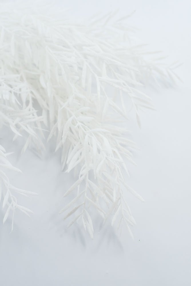 Artificial, Frosted White Willow Bush - 21" - Greenery Market2825289WH