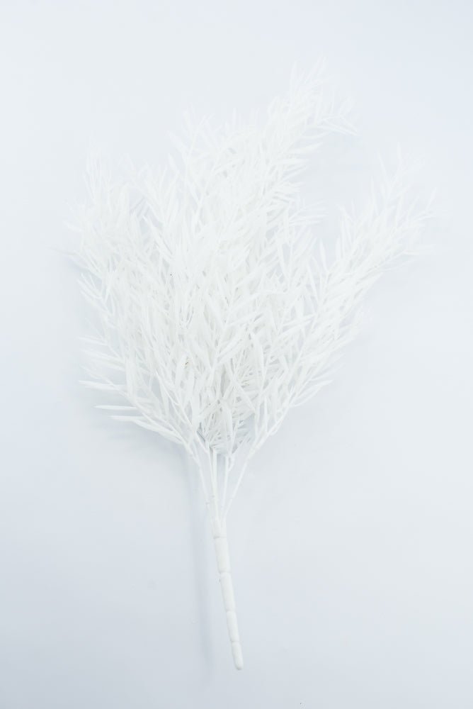Artificial, Frosted White Willow Bush - 21" - Greenery Market2825289WH