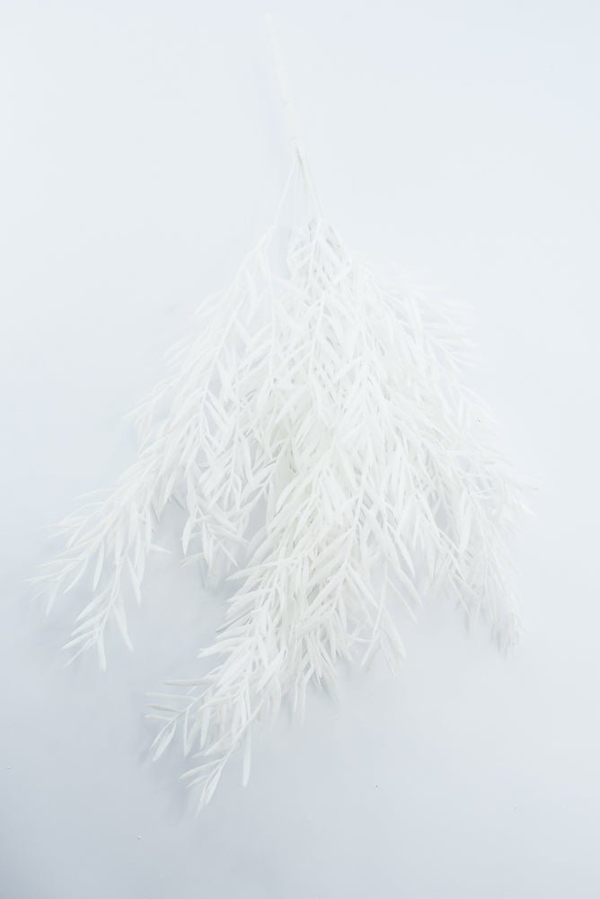 Artificial, Frosted White Willow Bush - 21" - Greenery Market2825289WH