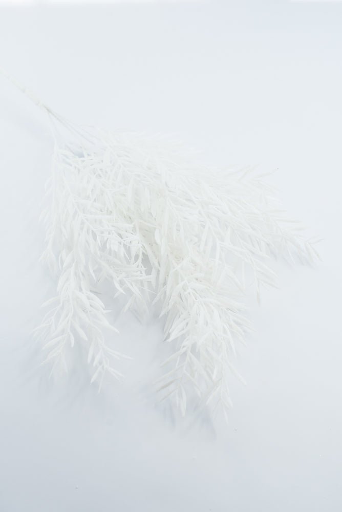 Artificial, Frosted White Willow Bush - 21" - Greenery Market2825289WH