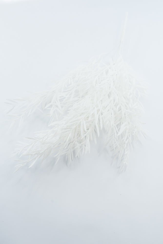 Artificial, Frosted White Willow Bush - 21" - Greenery Market2825289WH